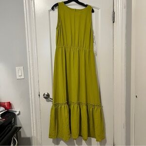 Calvin Klein Lime Green Maxi Dress